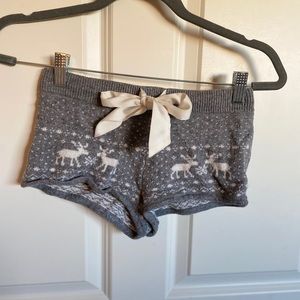 Knitted pj shorts